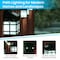 Flash Furniture Wall Mount Solar Deck & Fence Lights, Black, PK 6 DN-SL108-6-BK-GG - alternate 4